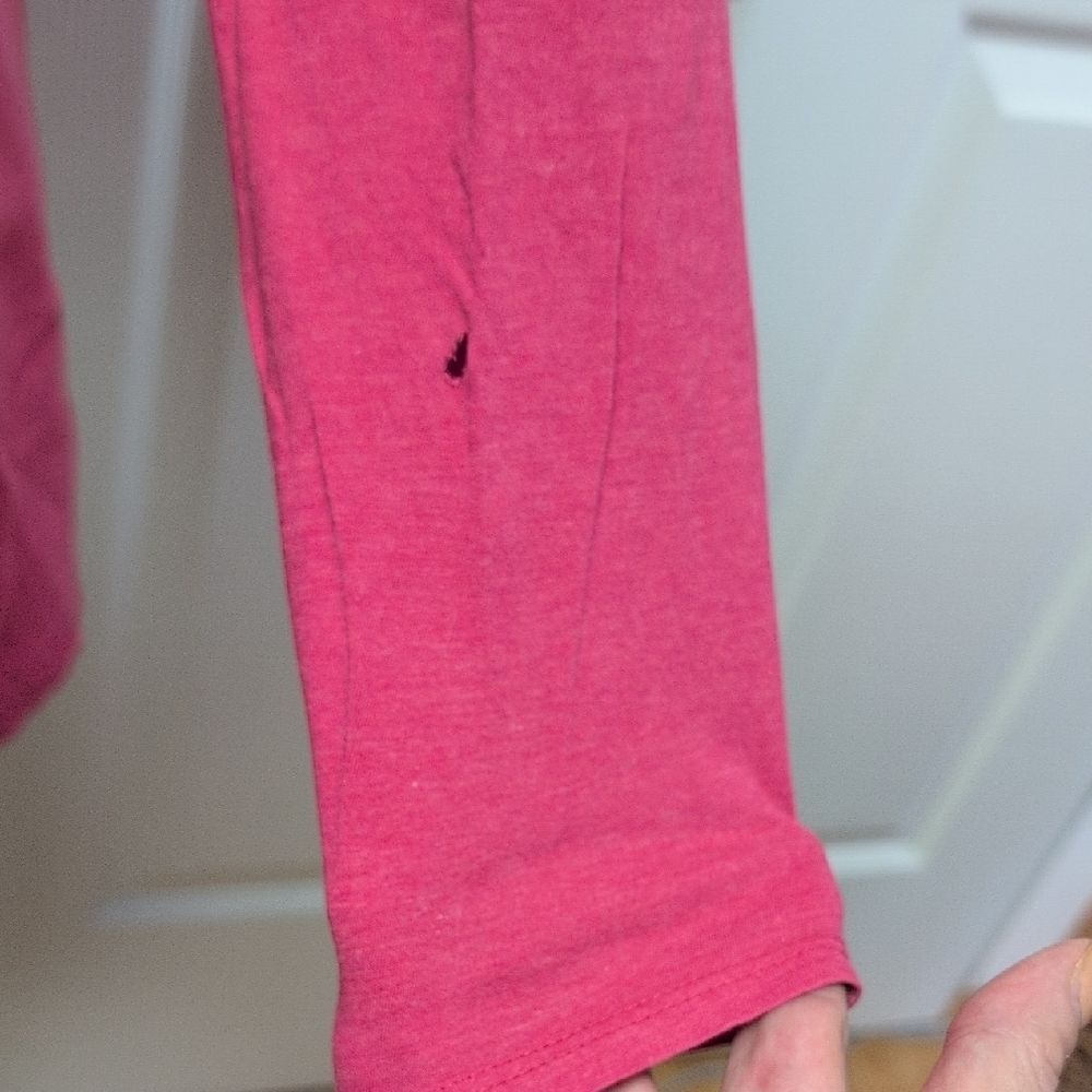 PureJill J.Jill Heathered Red LS Pima Cotton High-Low Tshirt Size MP - Picture 7 of 7